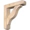 Ekena Millwork Funston Craftsman Smooth Bracket w/ Offset Brace, Douglas Fir, 5 1/2"W x 24"D x 24"H BKT0604X24X24FST04SDF - alternate 1